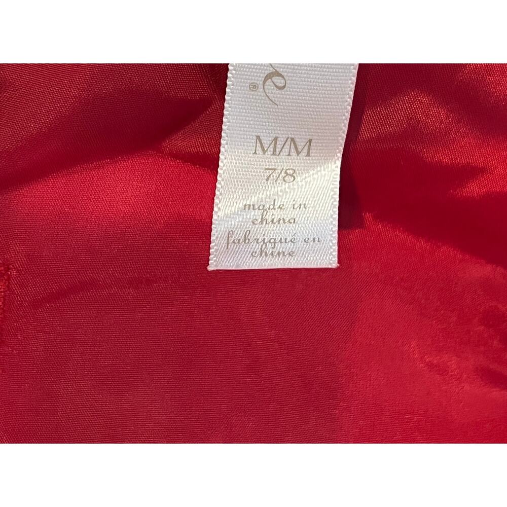 Cherokee Red Formal/Party Dress Girls Sz M 7/8 - Picture 4 of 4